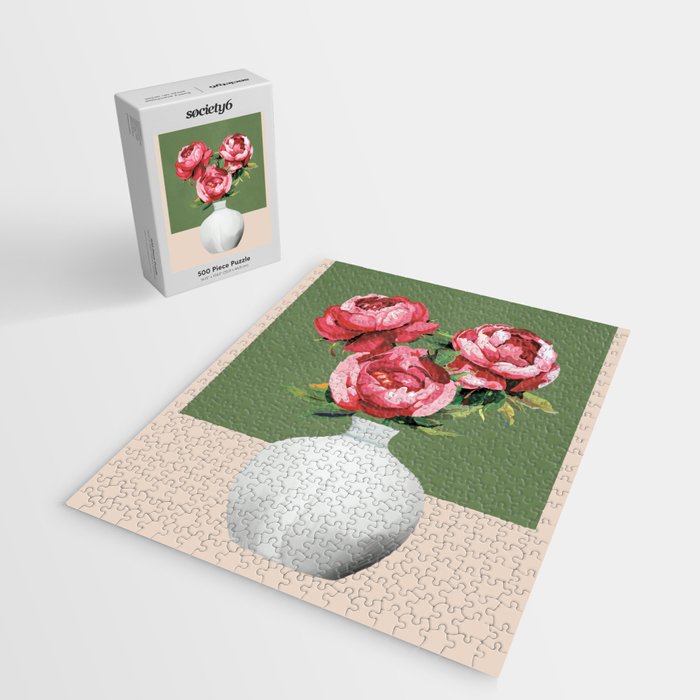 Vase of Flowers 1 Jigsaw Puzzle Gallery Image 2