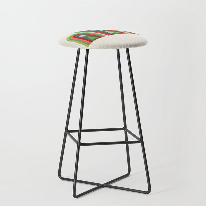 Rainbow Christmas Arches Stool Gallery Image 1