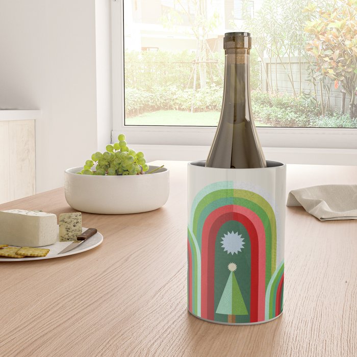 Rainbow Christmas Arches Wine Chiller Gallery Image 4