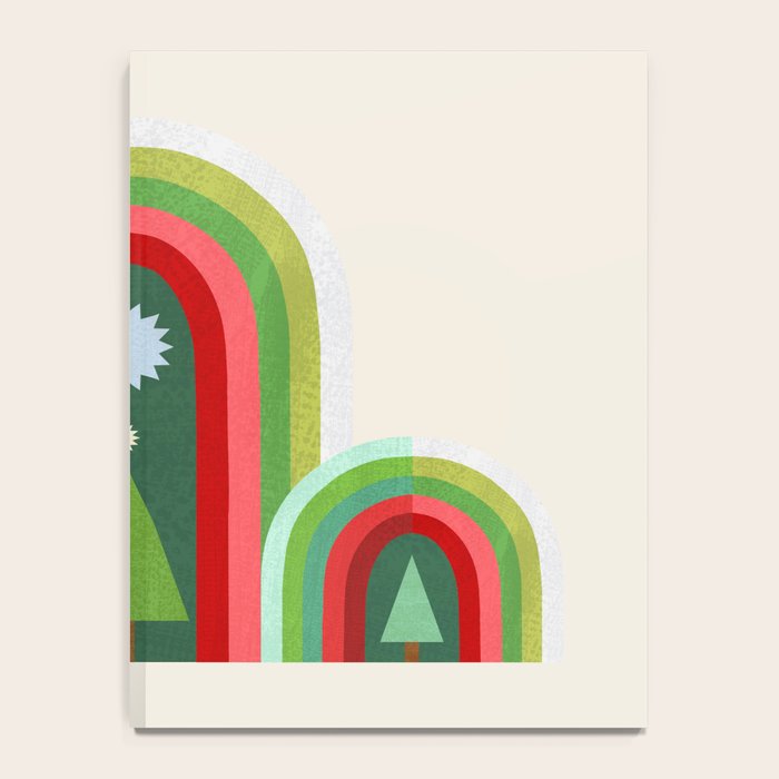 Rainbow Christmas Arches Notebook Gallery Image 4
