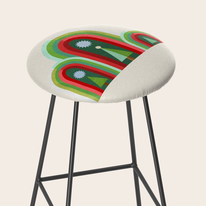 Rainbow Christmas Arches Stool Gallery Image 2