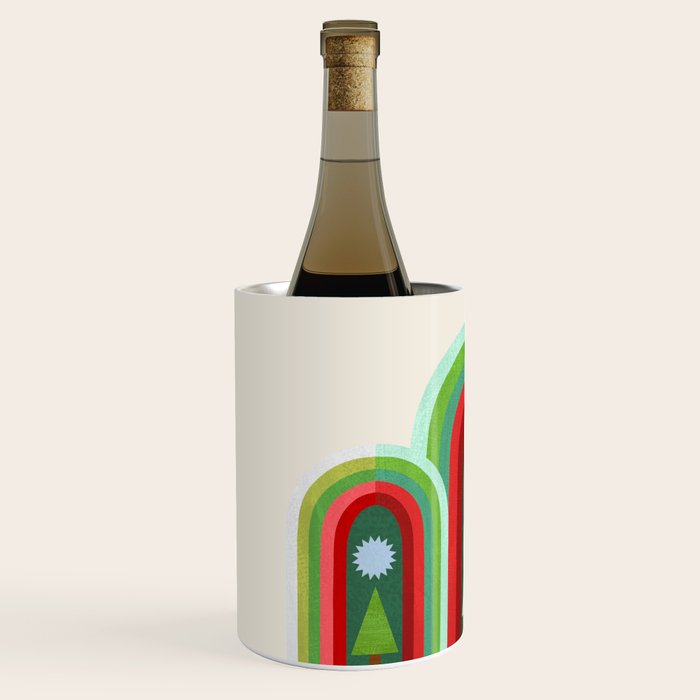 Rainbow Christmas Arches Wine Chiller Gallery Image 2