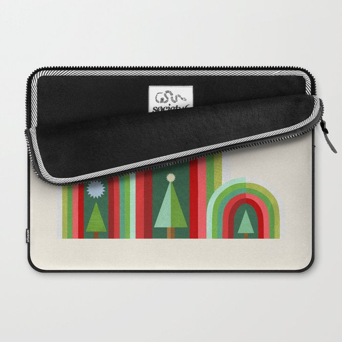 Rainbow Christmas Arches Laptop Sleeve Gallery Image 2