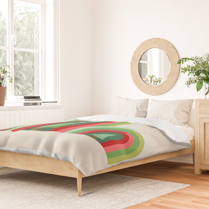 Rainbow Christmas Arches Duvet Cover Gallery Image 2