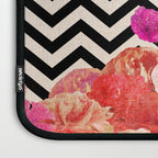 Chevron Flora II Laptop Sleeve Gallery Image 3
