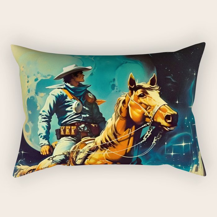 The Space Cowboy Rectangular Pillow Gallery Image 2