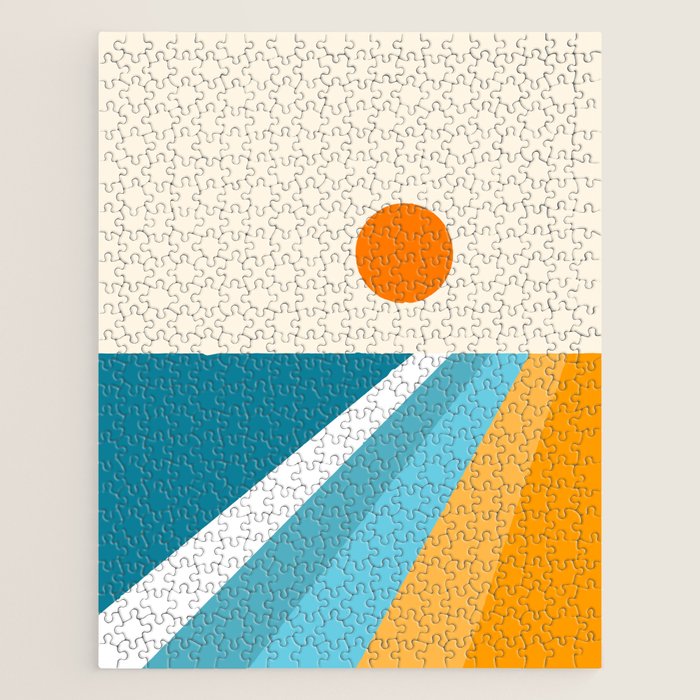 Geometric Landscape 26A Jigsaw Puzzle Gallery Image 1
