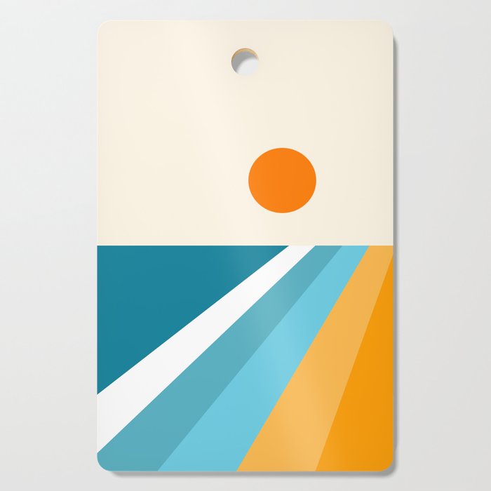 Geometric Landscape 26A Cutting Board Gallery Image 1