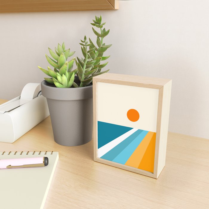 Geometric Landscape 26A Mini Art Print Gallery Image 2