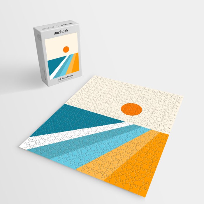 Geometric Landscape 26A Jigsaw Puzzle Gallery Image 2