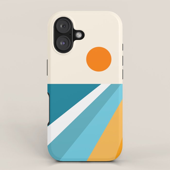 Geometric Landscape 26A iPhone Case Gallery Image 1