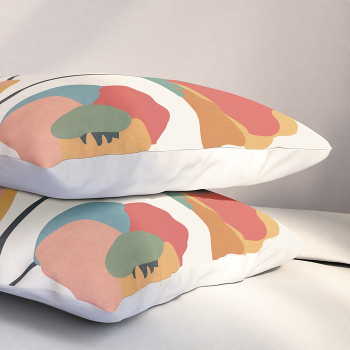 Colorful Flowers Pillow Sham Gallery Image 3