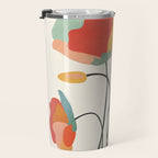 Colorful Flowers Travel Mug Gallery Image 3