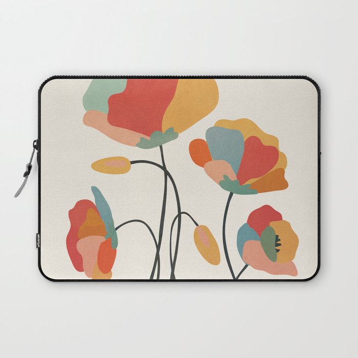 Colorful Flowers Laptop Sleeve Gallery Image 1