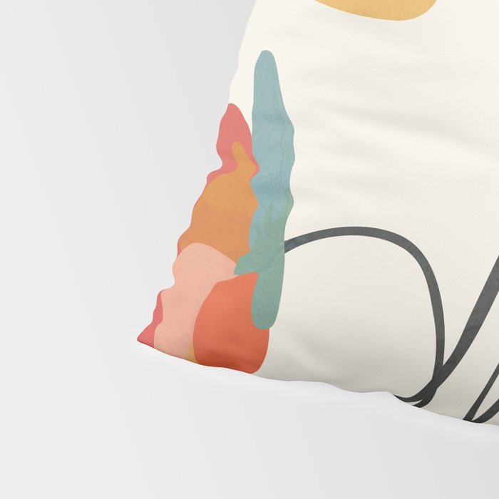 Colorful Flowers Pillow Sham Gallery Image 4