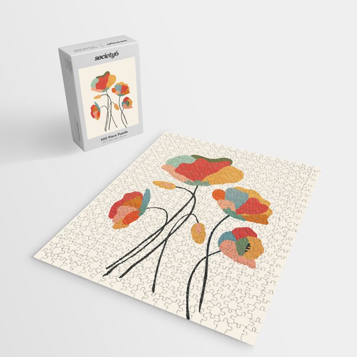 Colorful Flowers Jigsaw Puzzle Gallery Image 2