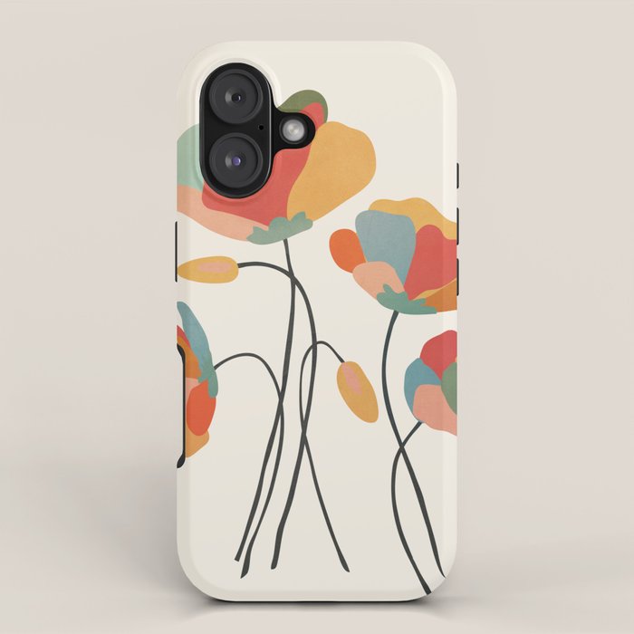 Colorful Flowers iPhone Case Gallery Image 1