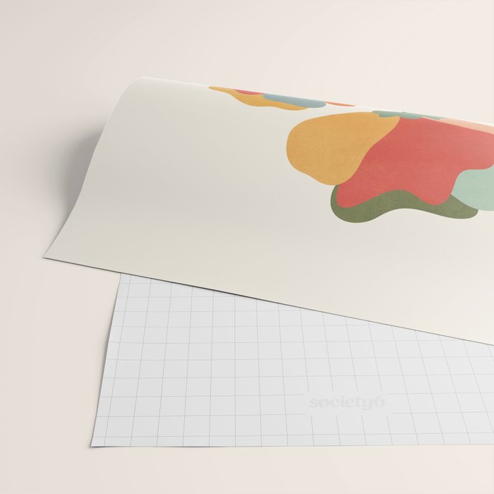 Colorful Flowers Wrapping Paper Gallery Image 2