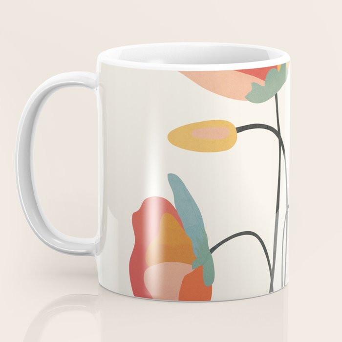 Colorful Flowers Coffee Mug Gallery Image 3