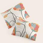 Colorful Flowers Pillow Sham Gallery Image 3
