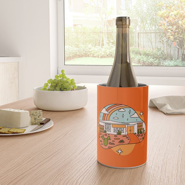 Leo Mid Century House Wine Chiller Gallery Image 4