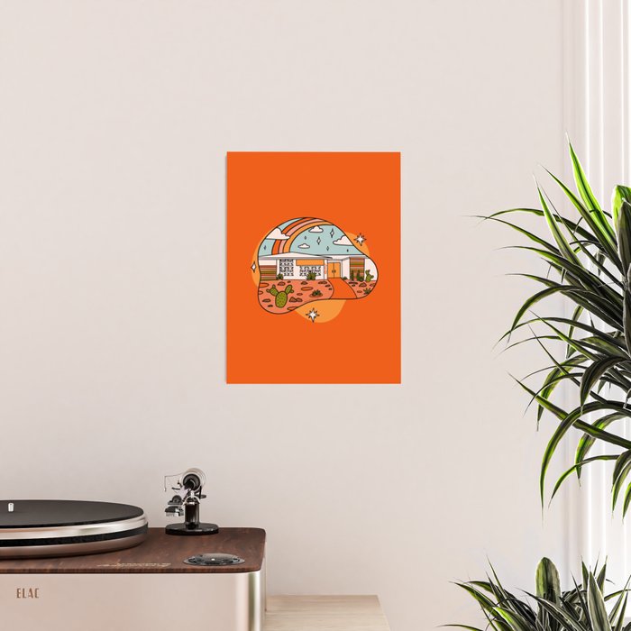 Leo Mid Century House Poster Gallery Image 2