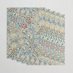William Morris Vintage Golden Lily Soft Slate & Manilla Wrapping Paper Gallery Image 3