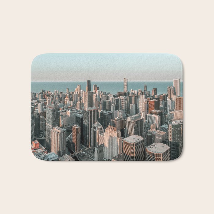 Chicago Skyscrapers Bath Mat Gallery Image 1