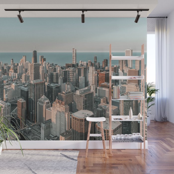 Chicago Skyscrapers Wall Mural Gallery Image 1