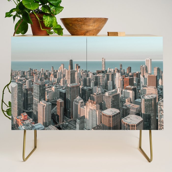 Chicago Skyscrapers Credenza Gallery Image 1