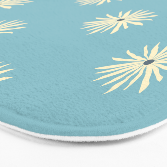 Retro Sun - Blue Sky Bath Mat Gallery Image 3