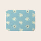 Retro Sun - Blue Sky Bath Mat Gallery Image 1