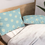 Retro Sun - Blue Sky Pillow Sham Gallery Image 2