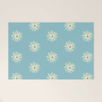 Retro Sun - Blue Sky Welcome Mat Gallery Image 1