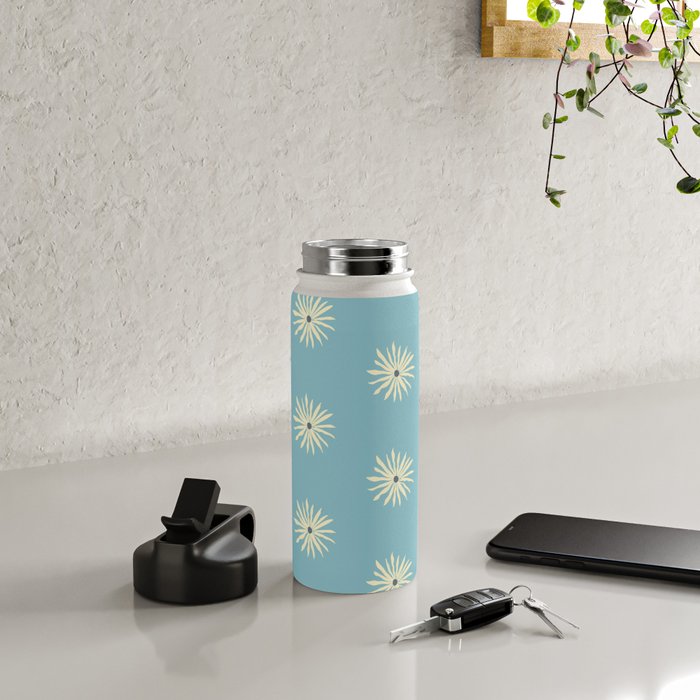Retro Sun - Blue Sky Water Bottle Gallery Image 4