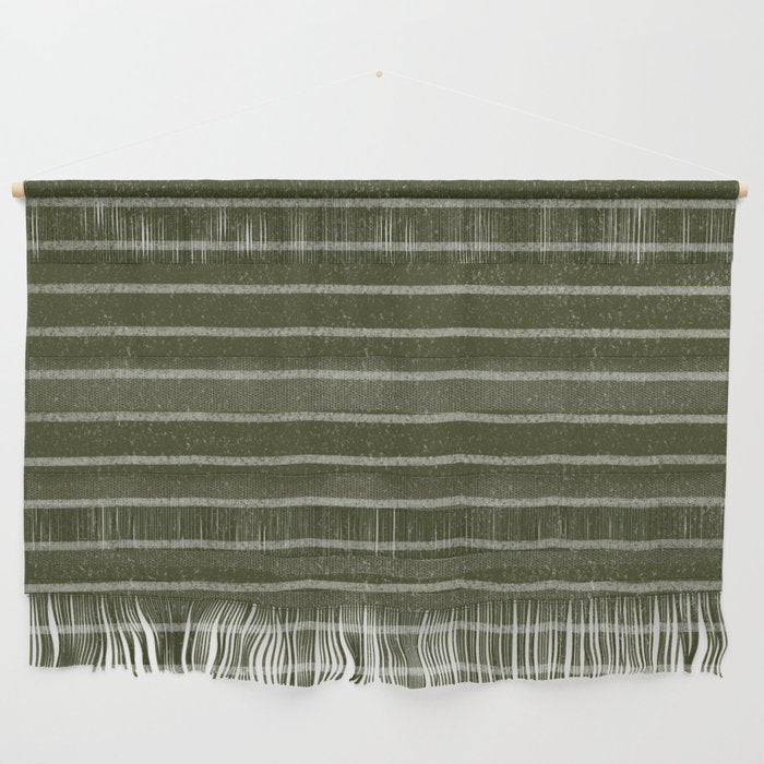 Classic Stripe (Olive Green) Wall Hanging Gallery Image 1