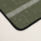 Classic Stripe (Olive Green) Desk Mat Gallery Image 4