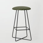 Classic Stripe (Olive Green) Stool Gallery Image 1