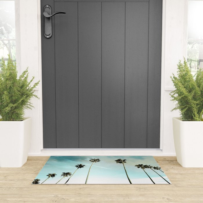 Palm Trees Welcome Mat Gallery Image 3