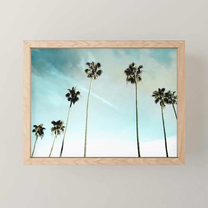 Palm Trees Mini Art Print Gallery Image 1
