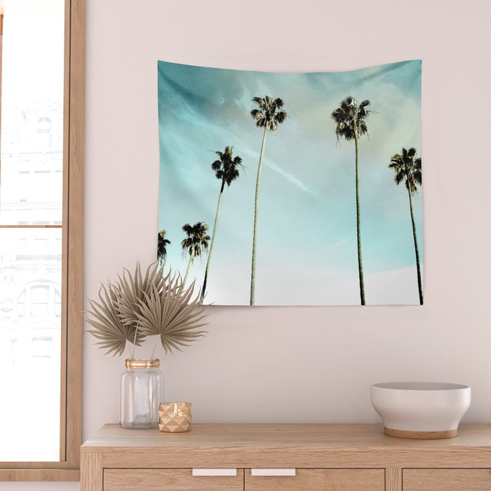 Palm Trees Wall Tapestry Gallery Image 2