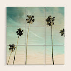 Palm Trees Wood Wall Art Gallery Image 1