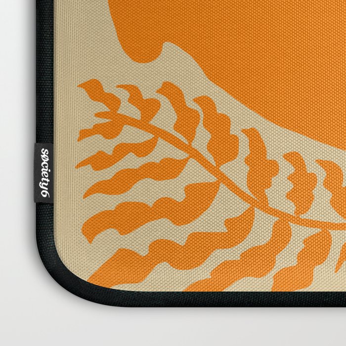 Floral fern Pottery  Laptop Sleeve Gallery Image 3