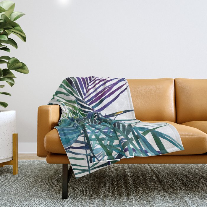 The jungle vol 2 Throw Blanket Gallery Image 1