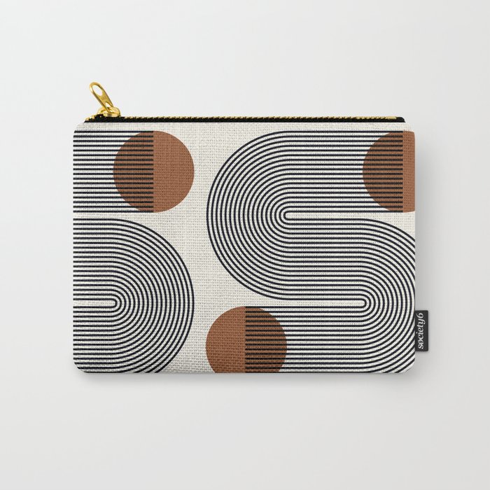 Abstraction_SUN_LINE_POP_ART_Minimalism_S001S Carry All Pouch Gallery Image 1