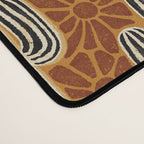 Sonora - Rust, gold, black and white Desk Mat Gallery Image 4