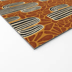 Sonora - Rust, gold, black and white Welcome Mat Gallery Image 2