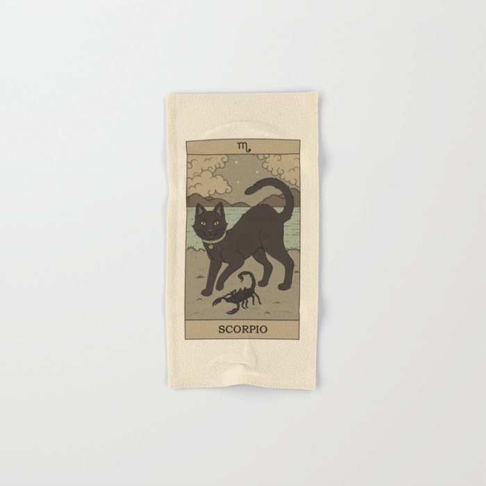 Scorpio Cat Bath Towel Gallery Image 1