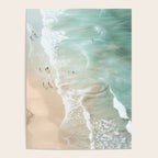 Soft Coastal Beach Scene Poster Gallery Image 4