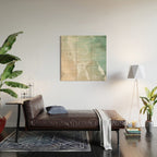 Soft Coastal Beach Scene Wood Wall Art Gallery Image 2
